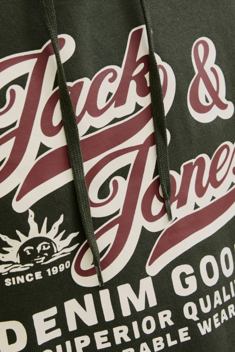 Jack & Jones jjelogo sweat hood 2 col 25/26 noos